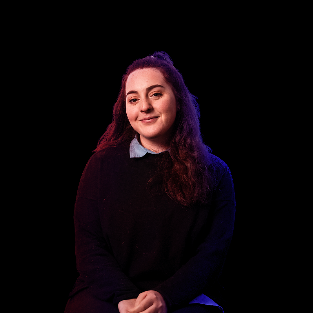 Aurora Nardelli picture Red and blue light